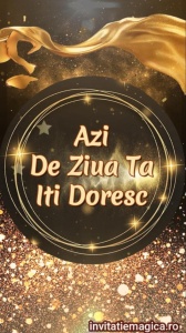Felicitare video personalizata cu elemente AURII FELA27