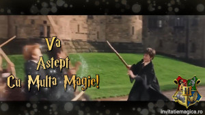 Invitatie video cu tematica Harry Potter Magie cod HP03 - Img 2