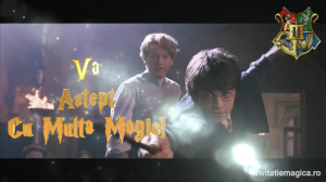 Invitatie video cu tematica Harry Potter Magie cod HP05 - Img 3