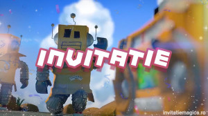 Invitatie Video cu tematica Roblox cod RX01