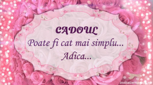 Invitatie video fete adolescente sau femei cu tematica flori trandafiri B24 - Img 3