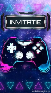 Invitatie Video Gaming cod GM06