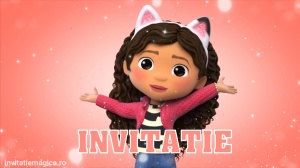 Invitatie video personalizata cu tematica Gabby’s Dollhouse cod GDH01