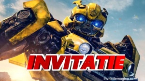Invitatie video personalizata cu tematica Transformers, roboti cod TRA03