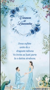 Invitatie video personalizata pentru Nunta cod NUN35