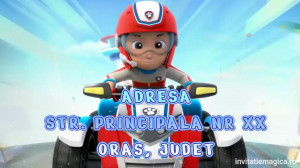 Invitatie Video Pow Patrol, Patrula catelusilor cod PP04 - Img 4