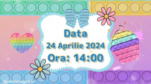 Invitatie Video tematica Pop It Fidget Toy cod POP01 - Img 6
