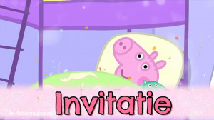 Invitatie Video tematica Purcelusa Peppa cod PEP01