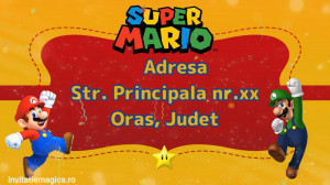 Invitatie Video tematica Super Mario cod SM02 - Img 6