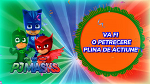Video invitation with the theme Heroes in Pajamas, PJMasks code EP01 - Img 5