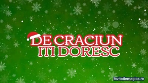 Felicitare cu tematica de Craciun Gratuita sau personalizata CF14