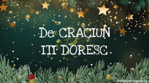 Felicitare cu tematica de Craciun Gratuita sau personalizata CF34