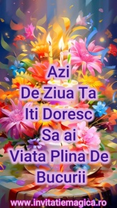 Felicitare Video cu tematica pentru FETE cod FELF08