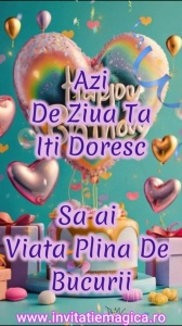 Felicitare Video cu tematica pentru FETE cod FELF19