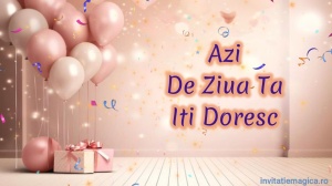 Felicitare Video cu tematica pentru FETE cod FELF29