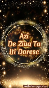 Felicitare video personalizata cu elemente AURII FELA38