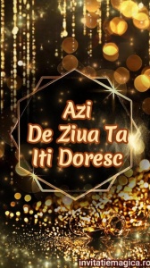 Felicitare video personalizata cu elemente AURII FELA78