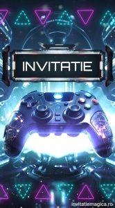 Invitatie Video Gaming cod GM07