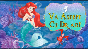 Invitatie Video Mica Sirena Ariel cod MS01 - Img 2