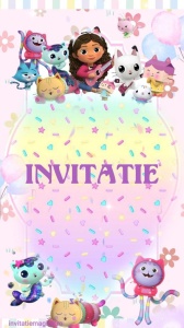 Invitatie video personalizata cu tematica Gabby’s Dollhouse cod GDH10