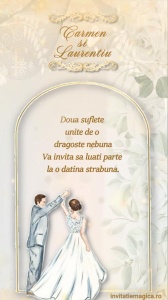 Invitatie video personalizata pentru Nunta cod NUN46