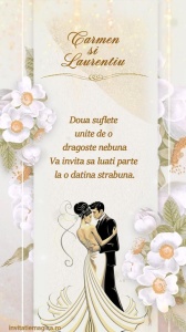Invitatie video personalizata pentru Nunta cod NUN56