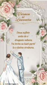 Invitatie video personalizata pentru Nunta cod NUN66