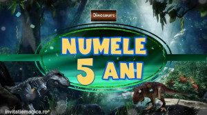 Invitatie Video tematica Dinozauri cod DIN02 - Img 2