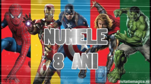 Invitatie Video tematica Eroii Avengers Marvel cod AVE03 - Img 2