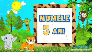 Invitatie Video tematica Jungla cod JUN03 - Img 2