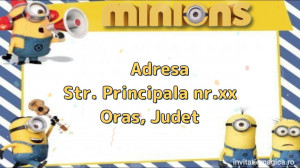 Invitatie Video tematica Minioni cod MIN01 - Img 3
