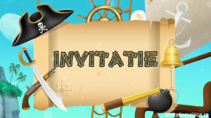Invitatie Video tematica Pirati cod PIR05
