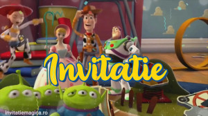 Invitatie Video tematica Toy Story cod TS03