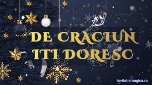Felicitare cu tematica de Craciun Gratuita sau personalizata CF23