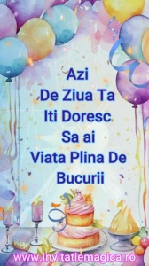 Felicitare Video cu tematica Baloane BALM22