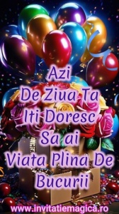 Felicitare Video cu tematica pentru FETE cod FELF10