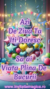Felicitare Video cu tematica pentru FETE cod FELF20