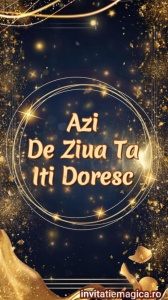 Felicitare video personalizata cu elemente AURII FELA29