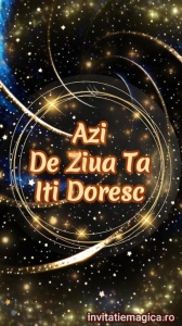 Felicitare video personalizata cu elemente AURII FELA49