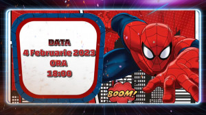 Invitatie Spiderman cod SP02 - Img 4