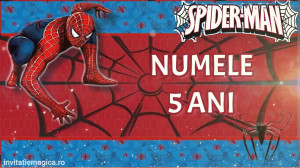 Invitatie Spiderman cod SP08 - Img 5