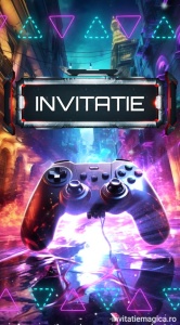 Invitatie Video Gaming cod GM08