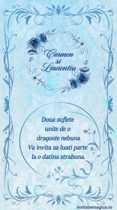 Invitatie video personalizata pentru Nunta cod NUN37