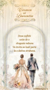 Invitatie video personalizata pentru Nunta cod NUN47