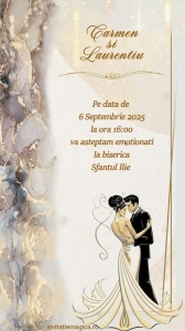 Invitatie video personalizata pentru Nunta cod NUN57