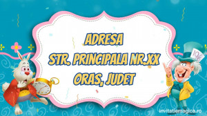 Invitatie Video tematica Alice in tara Minunilor cod ALI01 - Img 4