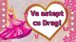 Invitatie Video tematica Barbie cod BAR01 - Img 2