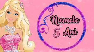 Invitatie Video tematica Barbie cod BAR02 - Img 6
