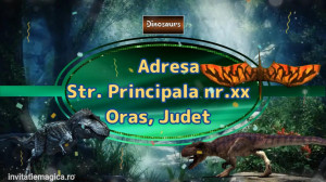 Invitatie Video tematica Dinozauri cod DIN02 - Img 3