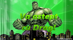 Invitatie Video tematica Hulk cod hulk01 - Img 6
